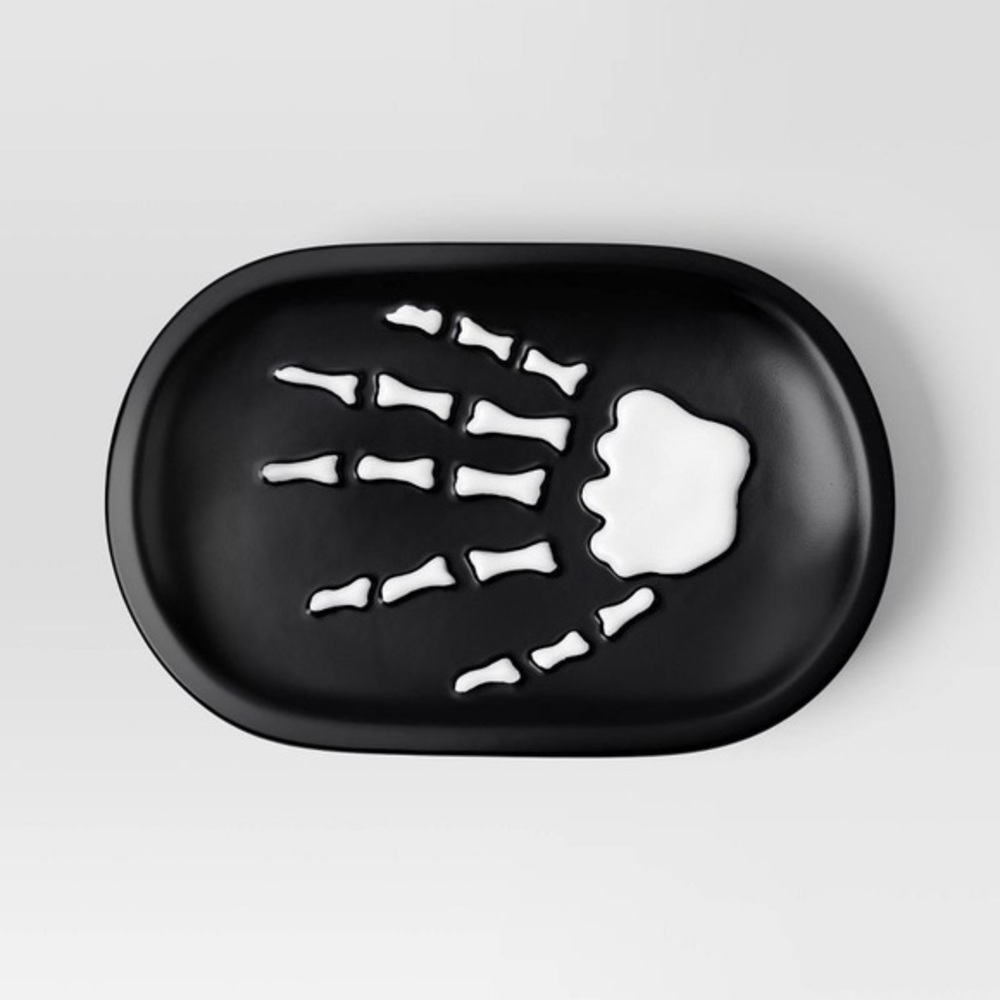 Halloween nwt Skeleton Bath trinket Tray - Picture 1 of 2